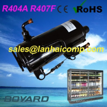 R407F R404A CE ROHS cuartito frío CONGELADOR compresor de la refrigeración 3 hp para la exhibición del congelador para helado